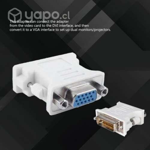 Adaptador DVI - I (D Dual Link) (24+1 Pins) Macho