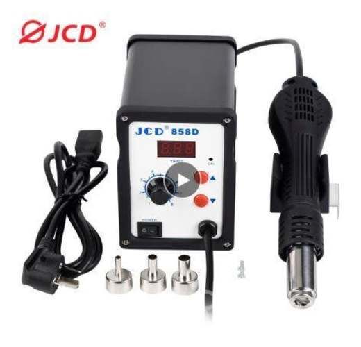 Pistola de aire caliente 858D 2 en 1