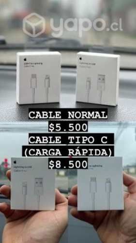 Cable tipo c y normal iphone