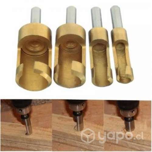 Brocas de corte crea tarugo , 4 piezas, 6/8/13/16m