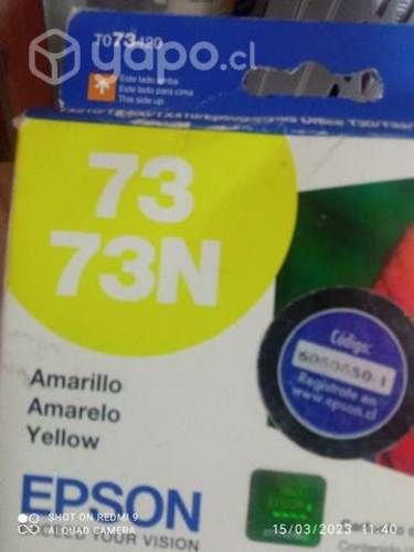 Tintas Epson 73n colores originales