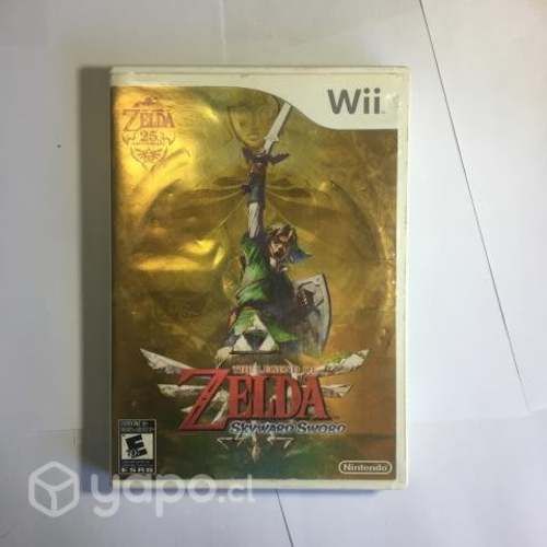 Zelda Skyward Sword Wii con disco
