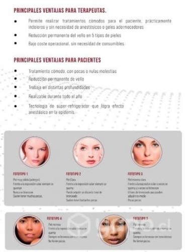 Equipo depilación Triláser ice Luna Box