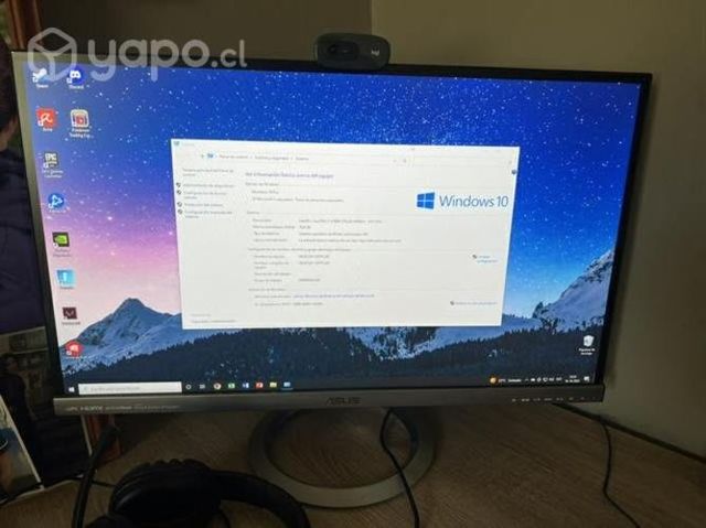 Pc gamer + accesorios + monitor asus
