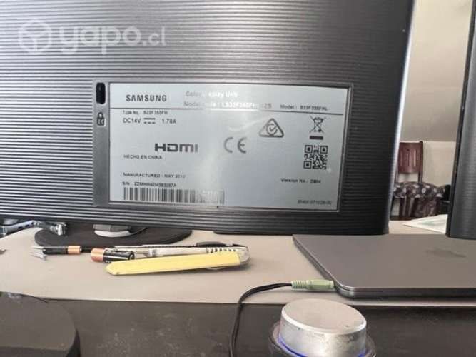 Monitor Samsung LED 22 pulgadas HD