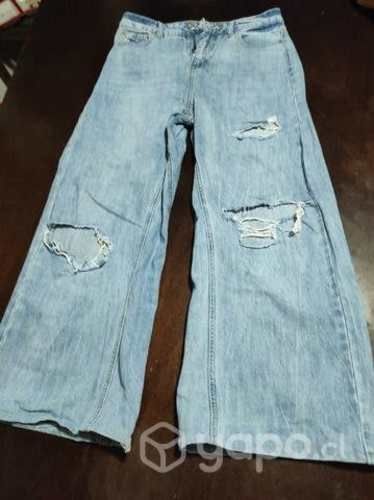 Jeans anchos talla 40