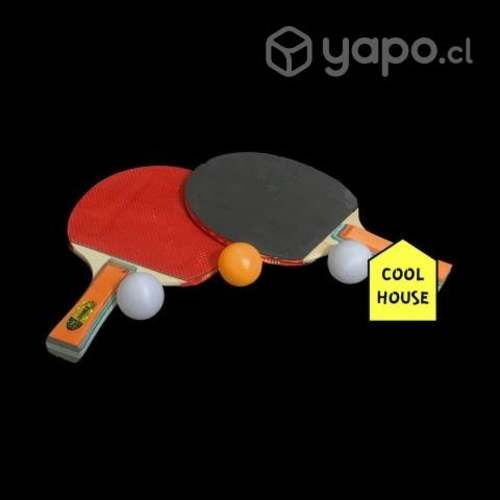 Paletas de ping pong + 3 pelotas de regalo