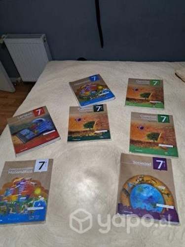 Pack de libros santillana todos juntos 7°basico