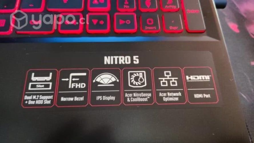 Notebook gamer Acer nitro 5 Ryzen 7