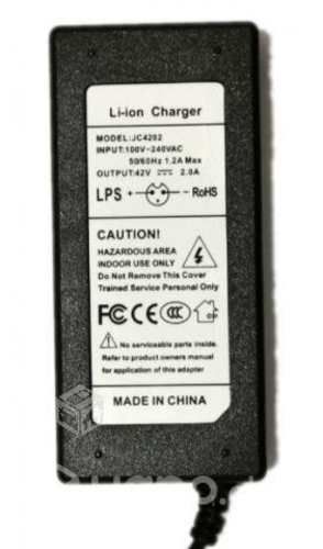 Cargador de Smart Balance Scooter Patineta 42V 2A