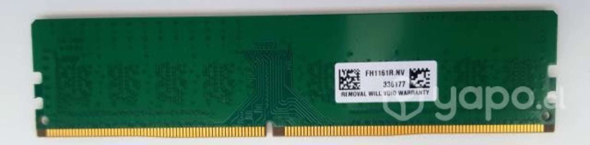 Memoria Ram Para Pc, Ddr4-2133, 1x8gb. Udimm 1.2v