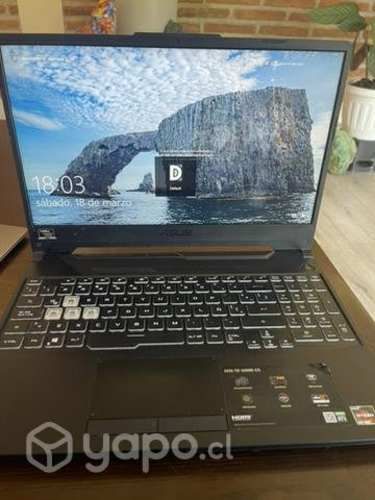 Laptop gamer asus tuf a15 model: fx506