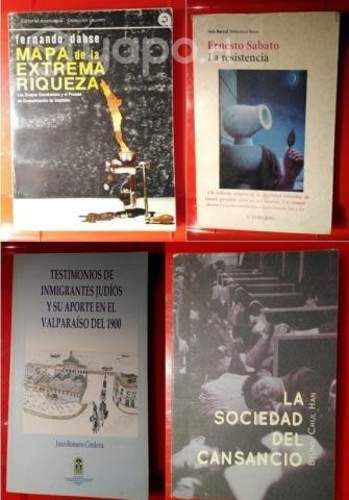 Libros de sociología, historia y poesía