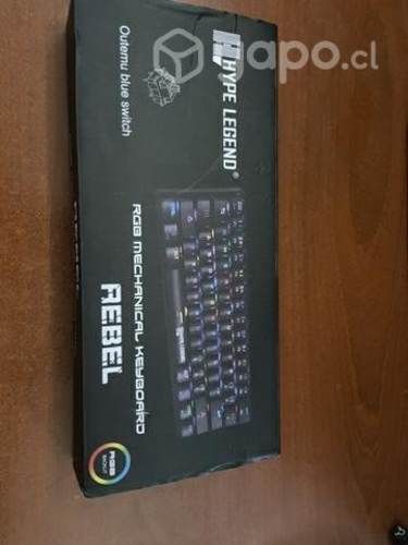 Teclado mecánico hype legend rebel switch blue 60%