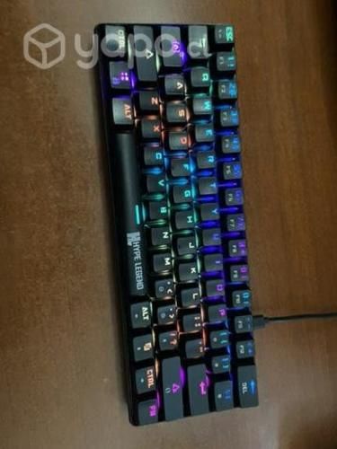 Teclado mecánico hype legend rebel switch blue 60%
