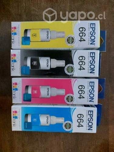 Tintas epson 664 y 504