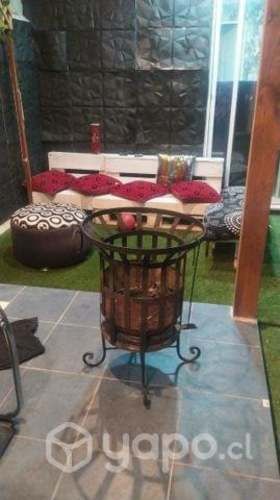 Terraza palet completa