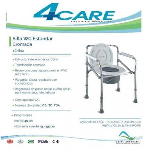 WC Portátil, regulación de altura