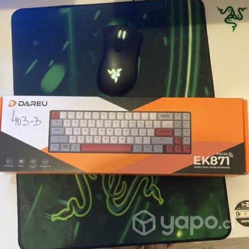 Teclado gamer inalámbrico