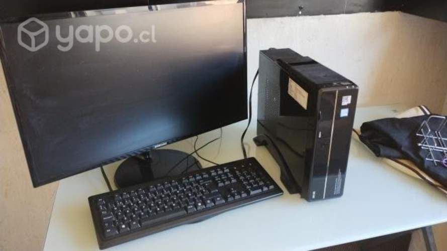 Pantalla + torre + teclado