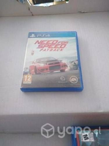 Need for speed payback como nuevo