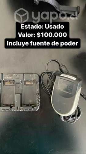 Cargador gps, estación total TRIMBLE. Cable datos