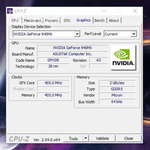 Notebook NVidia ASUS i5 8GB RAM