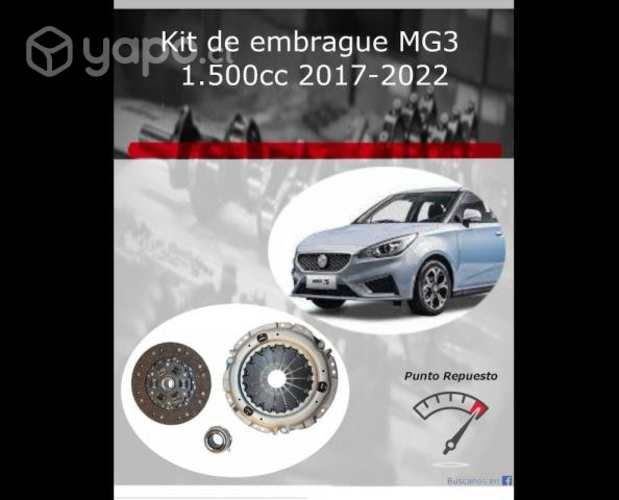 Kit de embrague MG3 1500cc 2017 en adelante