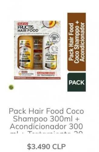 PACK HAIR FOOD COCO Sh 300ml+ AC 300 ML
