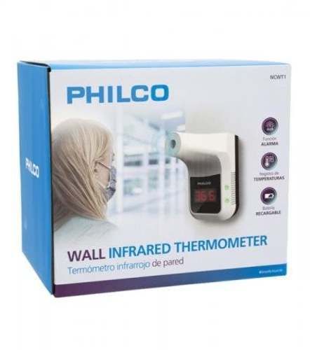 Termómetro infrarrojo de pared philco