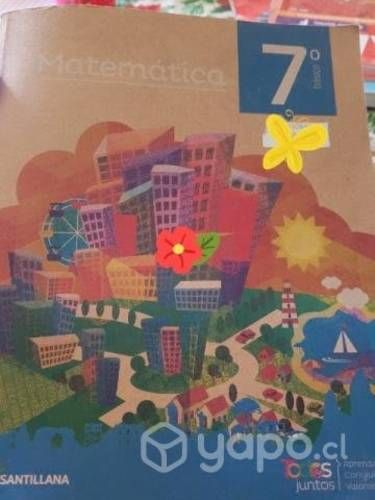 Matemáticas 7 básico Santillana Proyecto Todos Jun