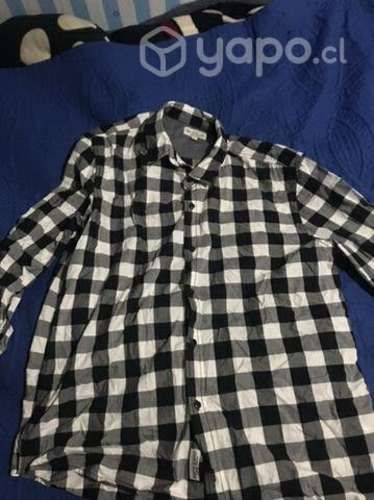 Camisa blanca y negro XL NUEVA