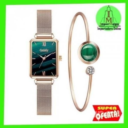 Reloj de Pulsera Dama Mujer Cuarzo y Acero Inoxida