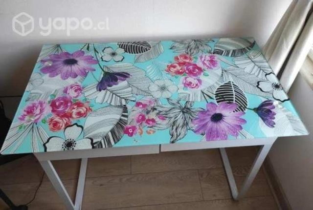 Escritorio de flores