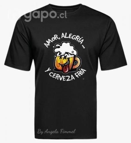 Polera Hombre chistosa sarcasmo cerveza cod 05