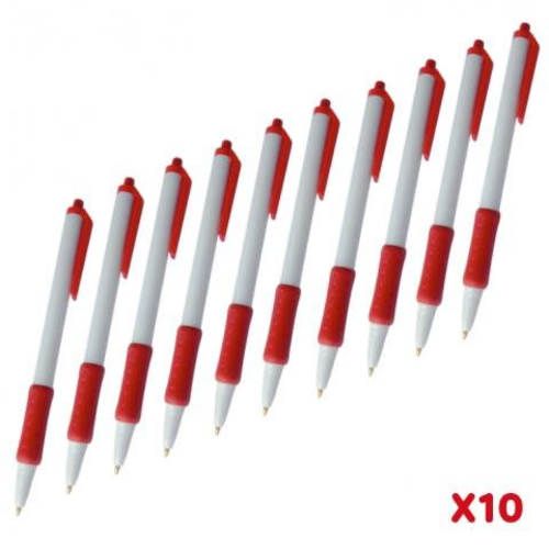 Lapiz Pasta Bic Punta Media Tinta Negra 10 Uds