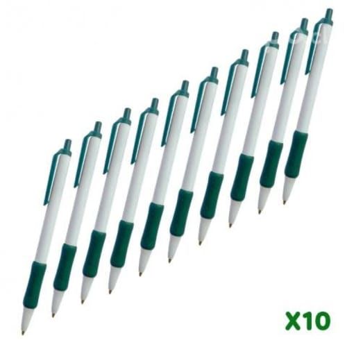 Lapiz Pasta Bic Punta Media Tinta Negra 10 Uds