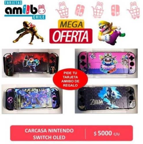 Nintendo switch oled carcasa
