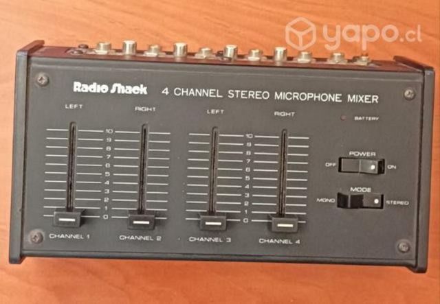 Mezclador Radioshack 4 canales