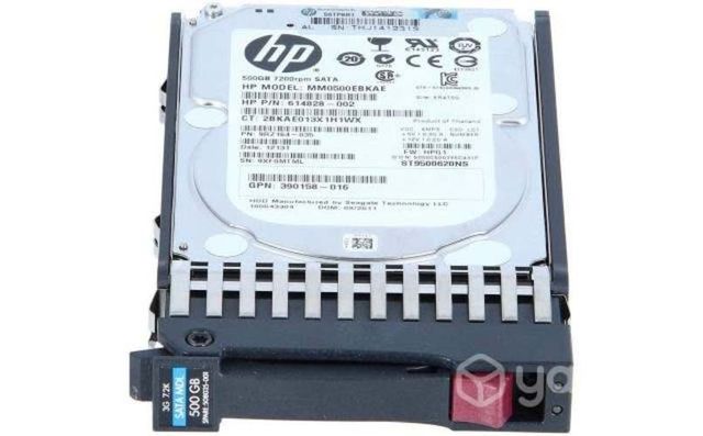 Hp , 500gb 3g 7.2k 2.5 sata