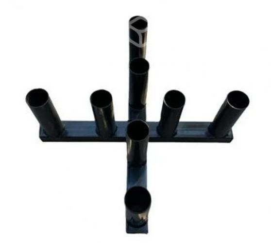 Soporte Para Barra de Piso Forma de Cruz