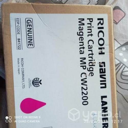 Toner Ricoh MP cw2200 magenta original de alta
