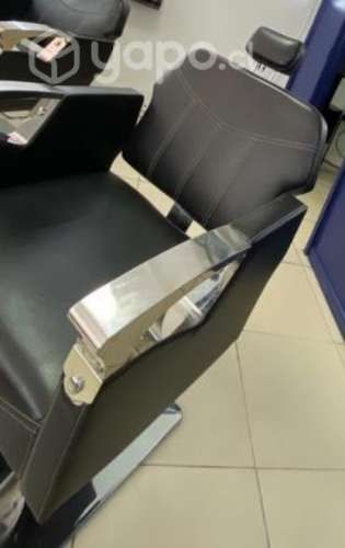 Silla de barbería reclinable