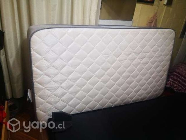 Cama + colchón plaza y media