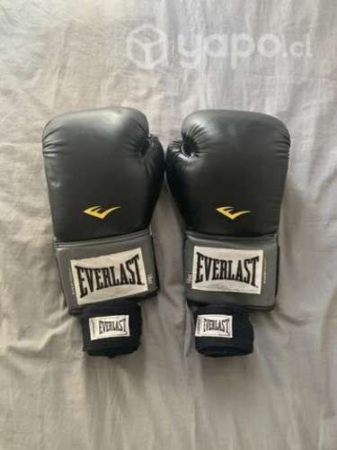 Guantes de box everlast y vendas everlast