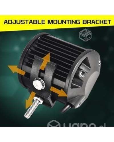 Neblinero de 12V Barra Focos 6 Led 18W Rectangular