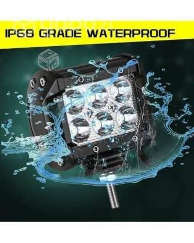 Neblinero de 12V Barra Focos 6 Led 18W Rectangular