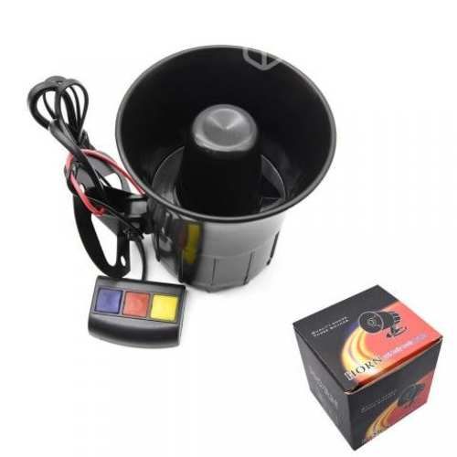 Bocina Sirena de 3 Tonos 12v Para Moto Auto etc