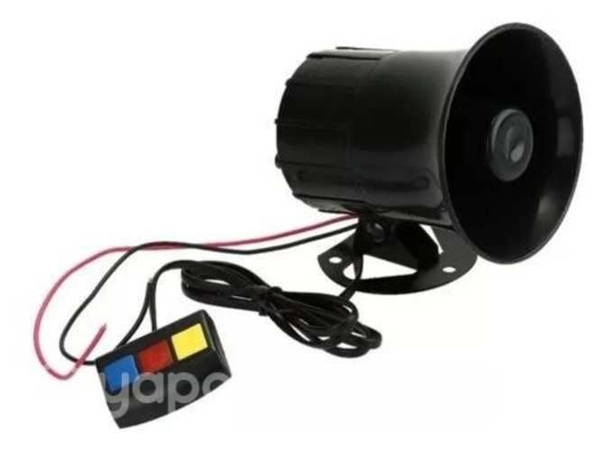 Bocina Sirena de 3 Tonos 12v Para Moto Auto etc