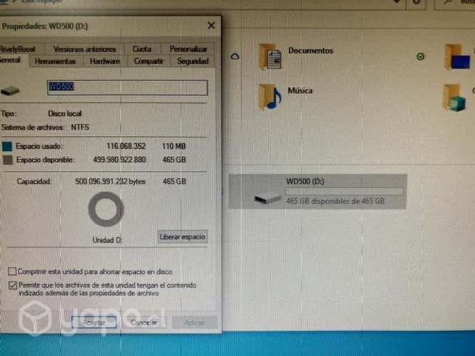 Disco Duro de 500GB para PC
